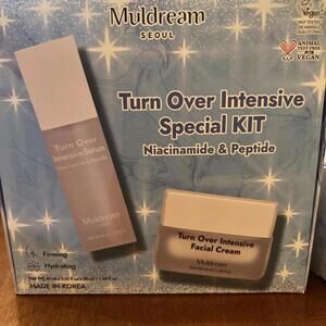 Muldream Seoul Turn Over Intensive Niacinamid & Peptide Serum 1.4oz + Cream
